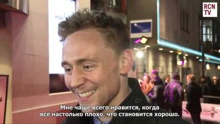 Tom Hiddleston interview about Comedy, UNICEF, Thor-2 and fans love.(с русскими суб., видео внутри)